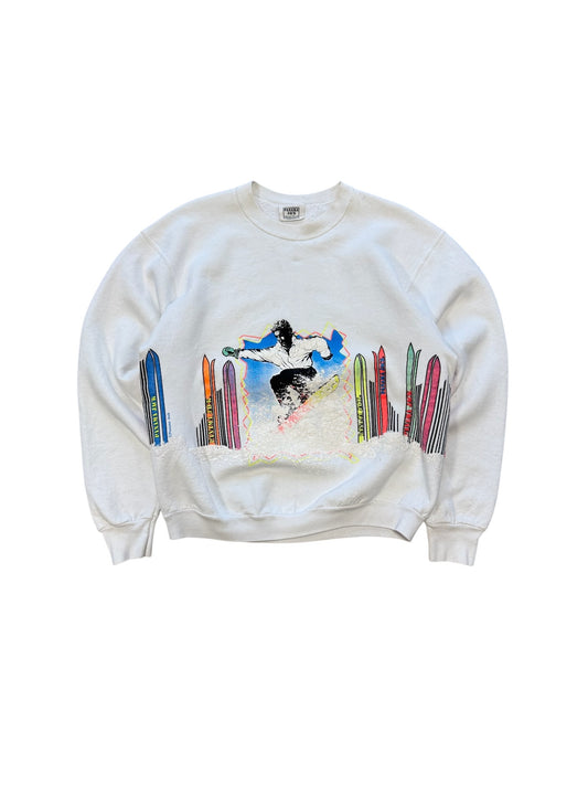 (L) 90s Panama Jack Snowboarding Crewneck