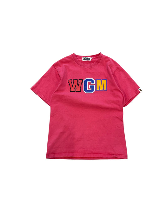 (M) Bape WGM Shark Red T-Shirt