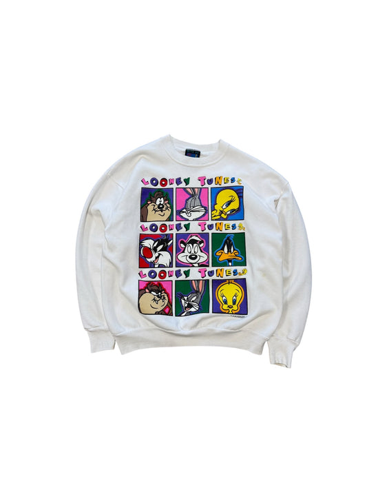 (XL) 94" Looney Tunes Characters Crewneck