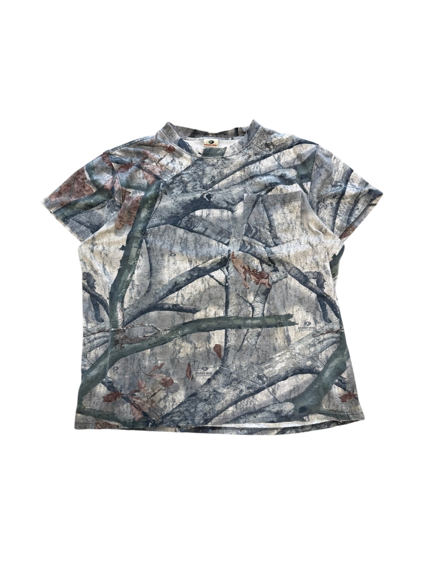 (XXL) 00s Mossy Oak Camo T-Shirt