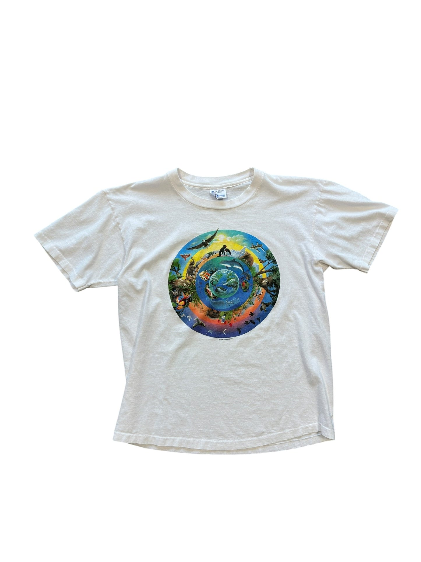 (XL) 90s Our Worlds Animals T-Shirt
