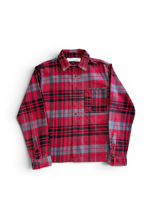 (XL) Off White Incompiuto Red Flannel