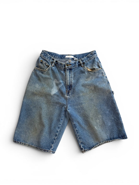 (34W) Vintage Badge Carpenter Jorts