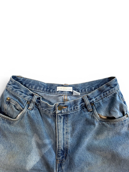 (34W) Vintage Badge Carpenter Jorts