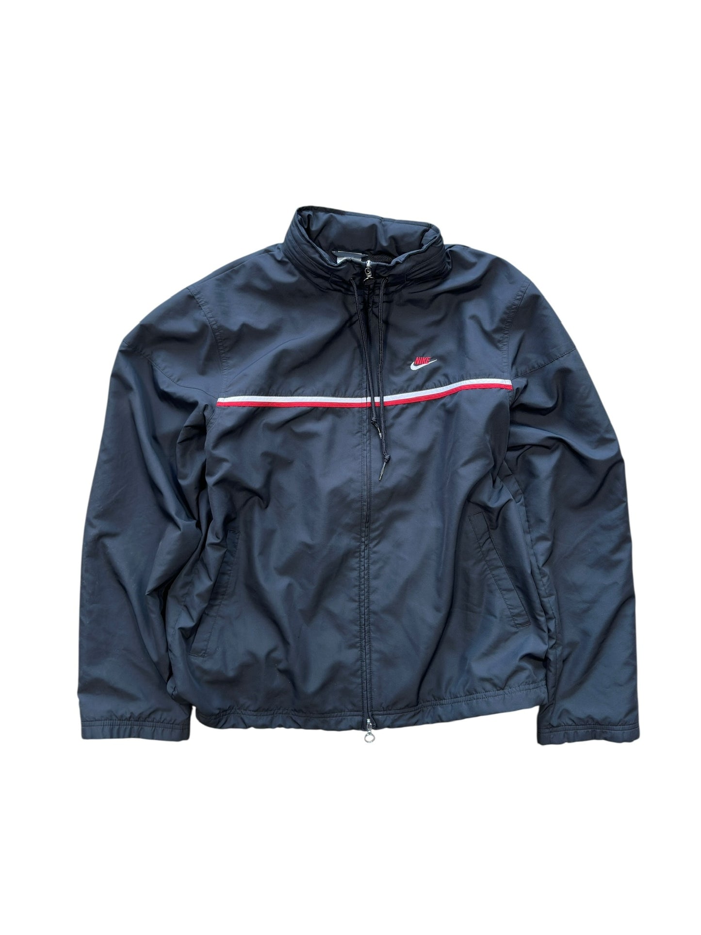 (L) 00s Nike Black Windbreaker