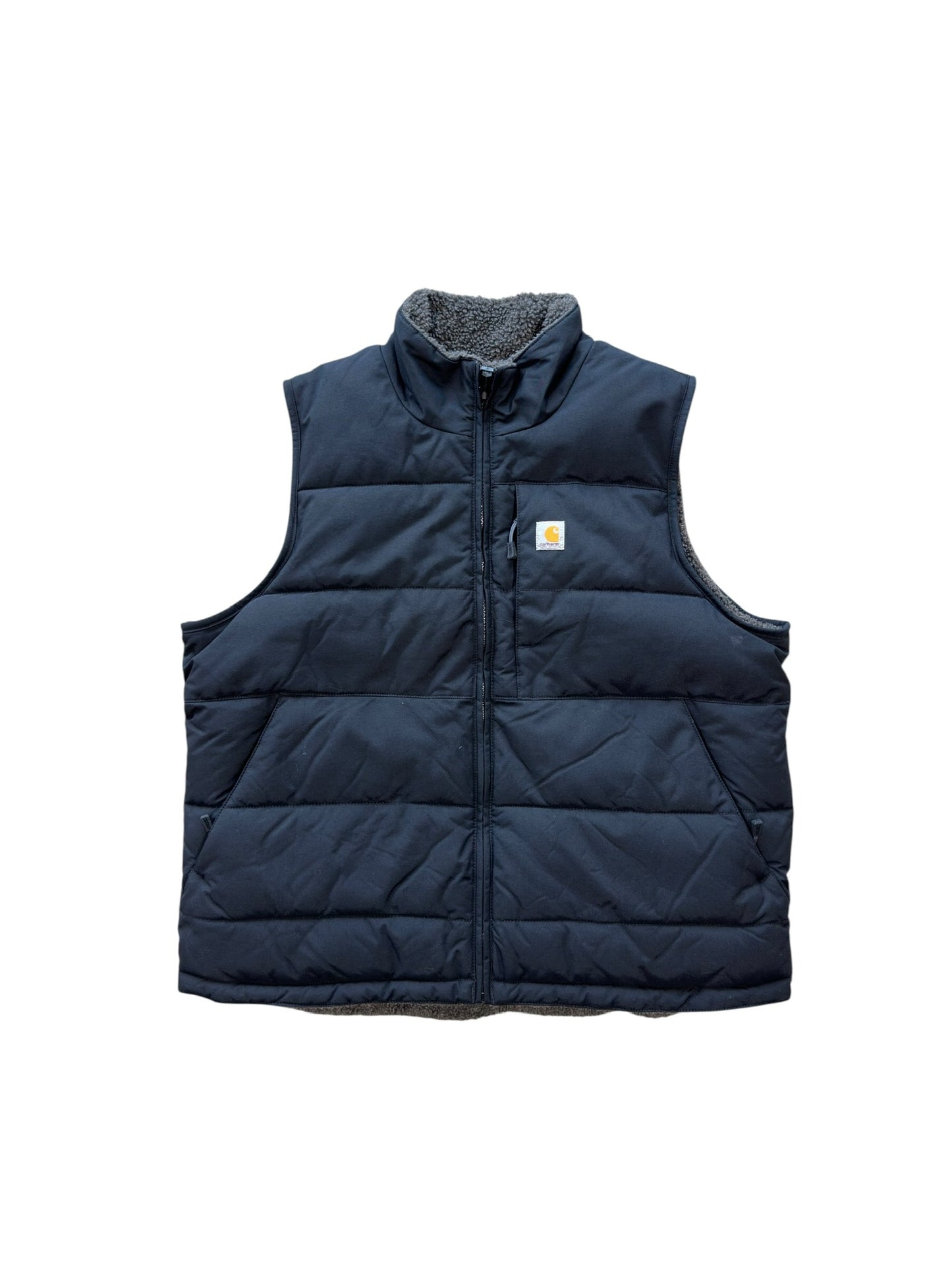 (M) 00s Carhartt Fleece Lined Vest