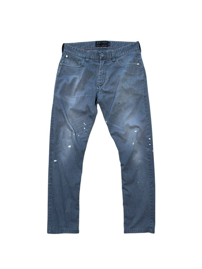(33 Waist) 00s Oakley Grey Work Pants