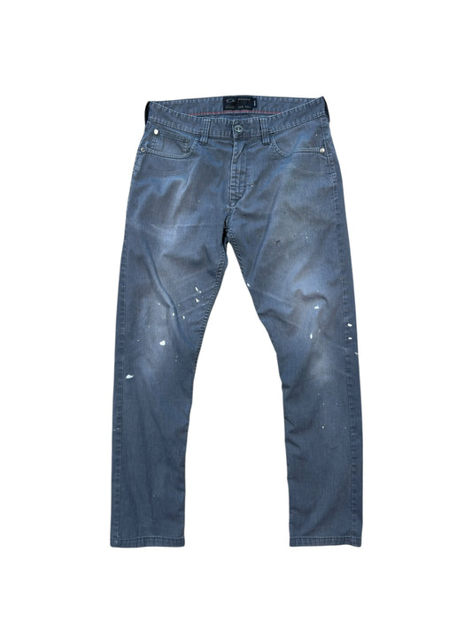 (33 Waist) 00s Oakley Grey Work Pants