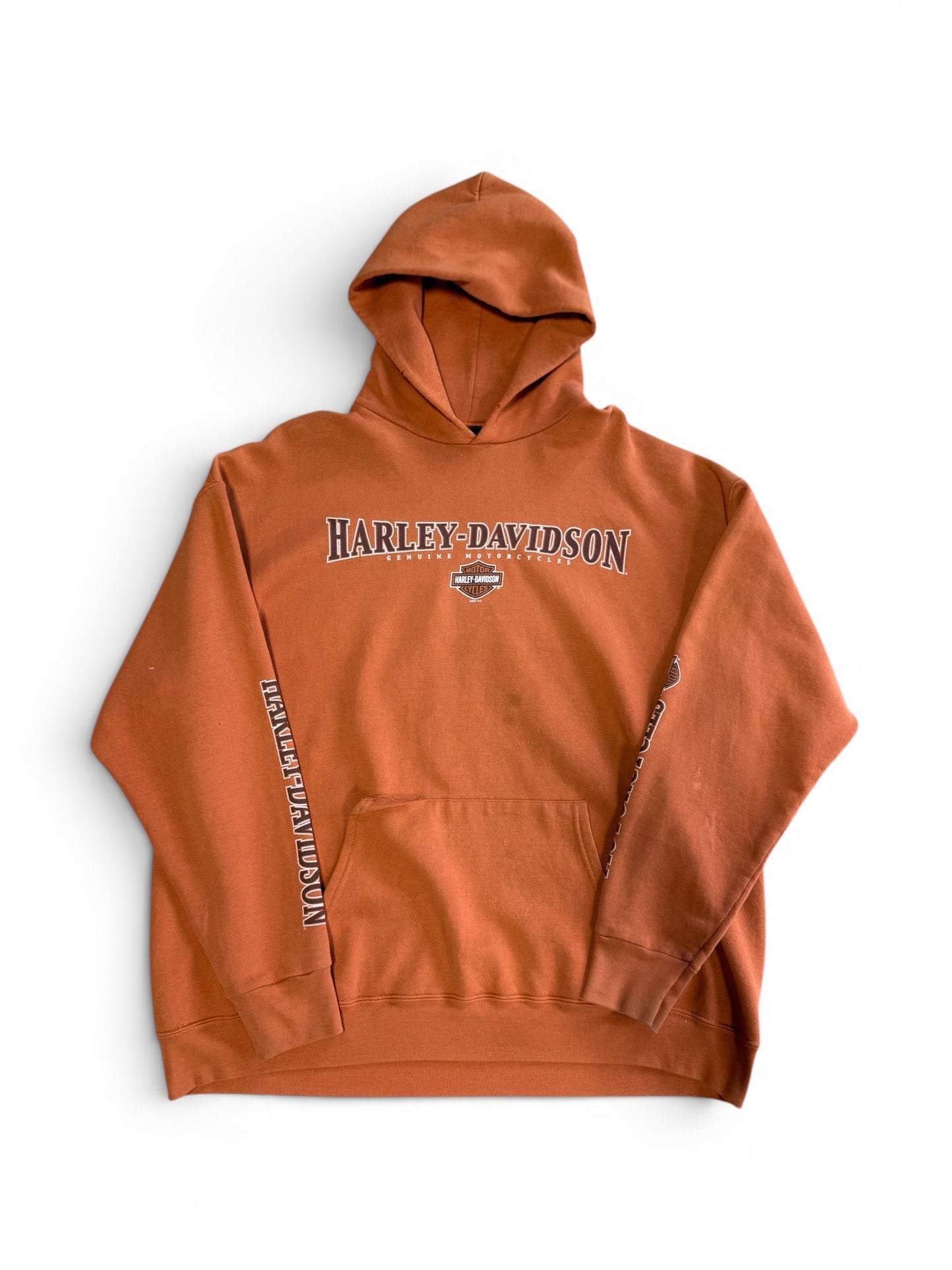 (XL) Vintage 2007 Harley Davidson Boston Hoodie