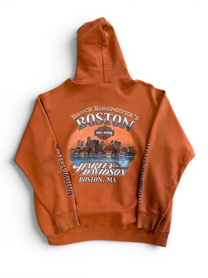 (XL) Vintage 2007 Harley Davidson Boston Hoodie