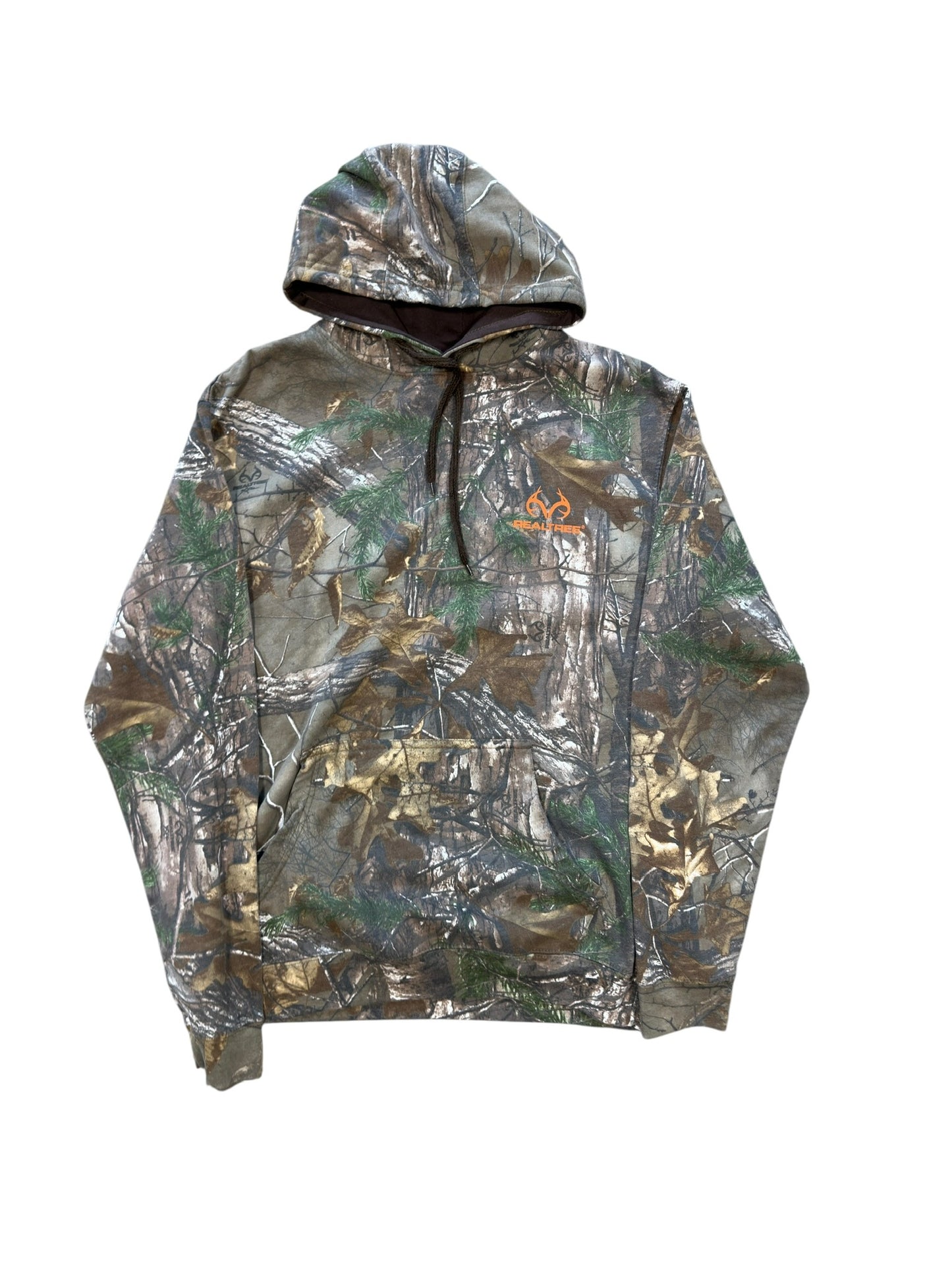 (M) Vtg Real Tree Camo Hoodie