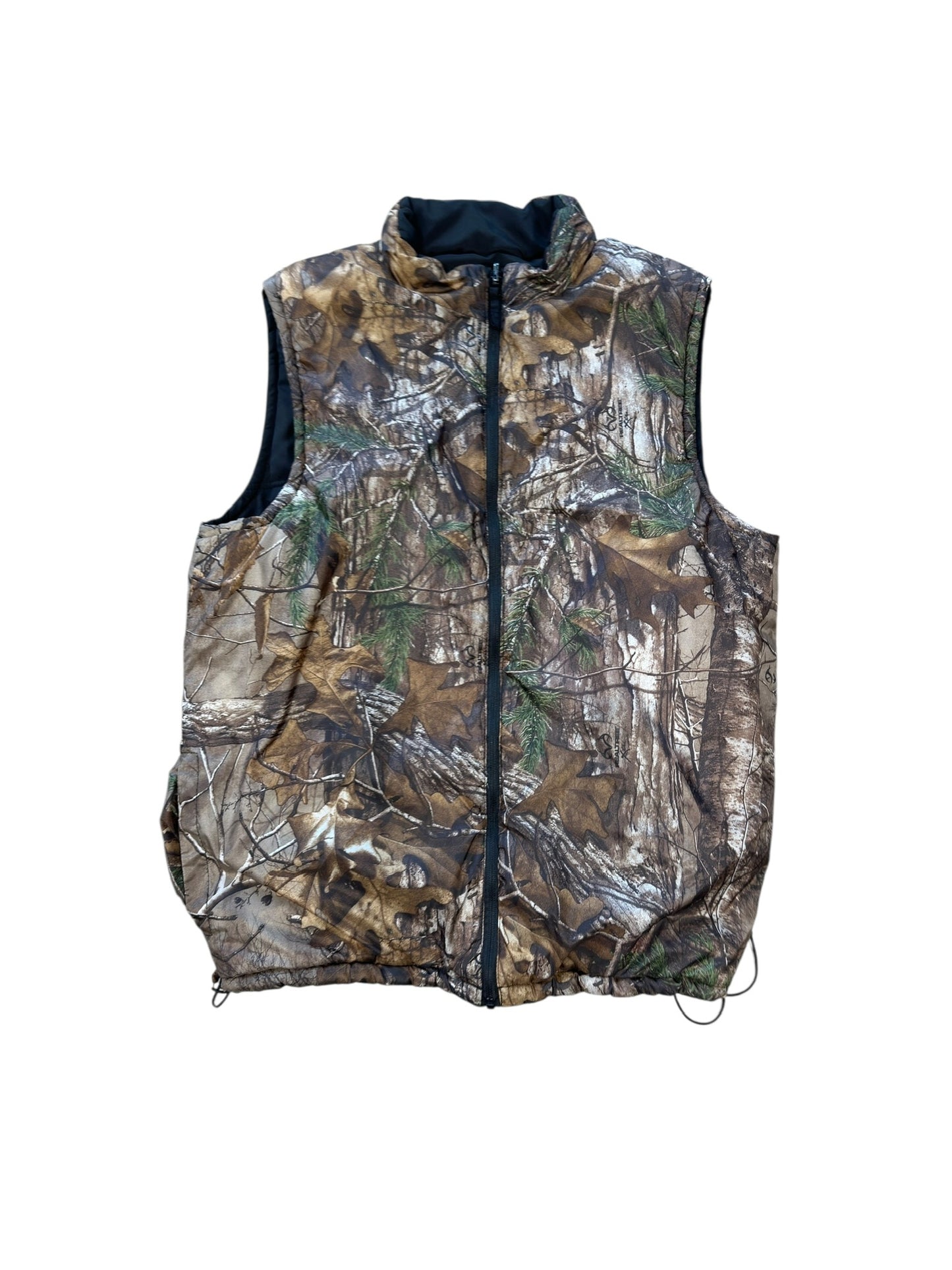 (L) Vtg Real Tree Camo Vest