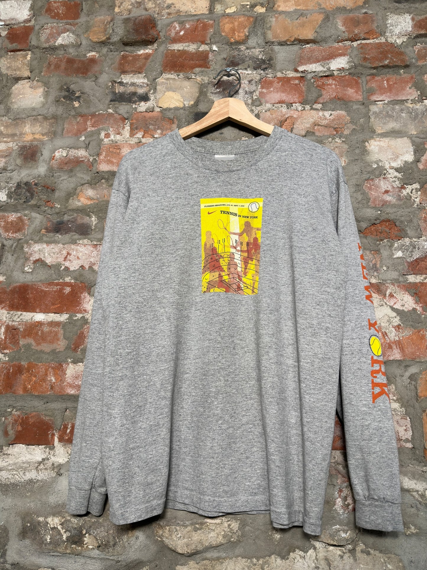 (M) 00s Nike Tennis In New York Longsleeve Shirt