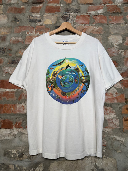 (XL) 90s Our Worlds Animals T-Shirt
