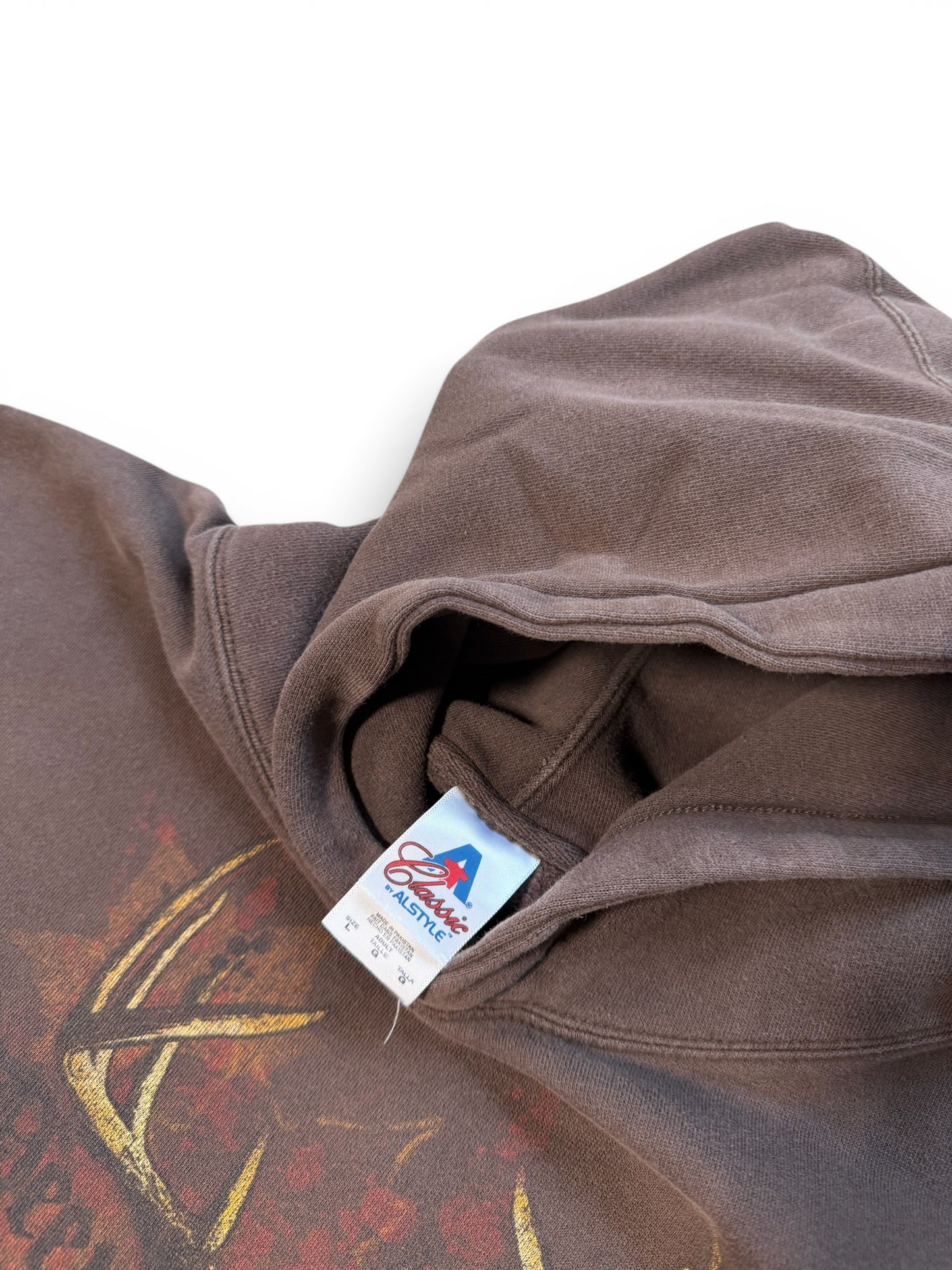 (L) Vintage Deer Skull Hunting Hoodie