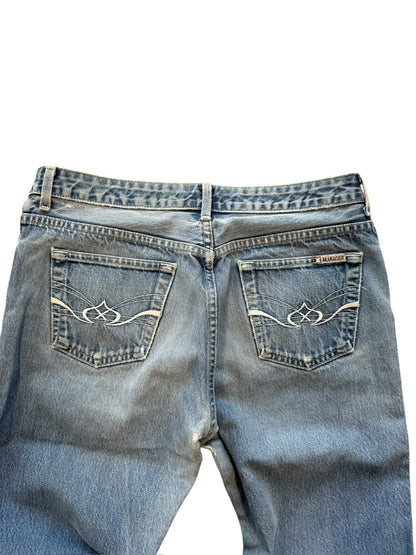 (32") X-Manager Boot Cut Embroidered Jeans