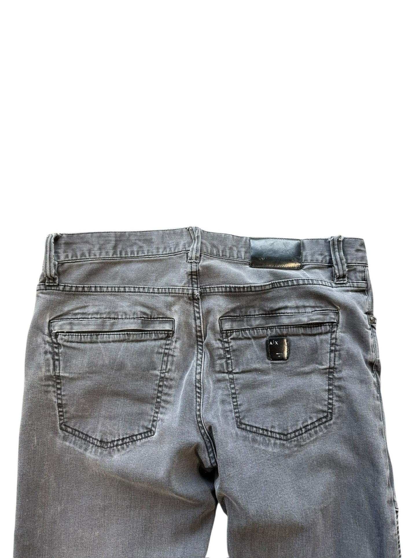 (36") Armani Exchange Skinny Biker Jeans