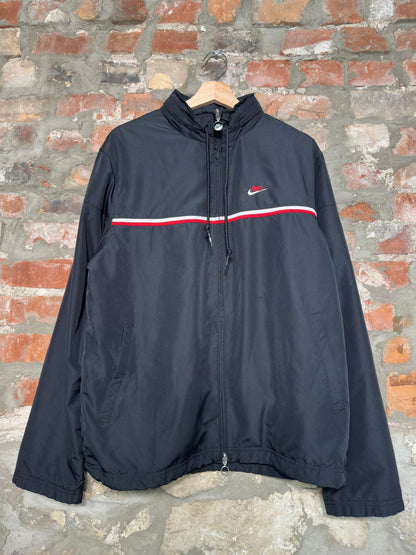 (L) 00s Nike Black Windbreaker