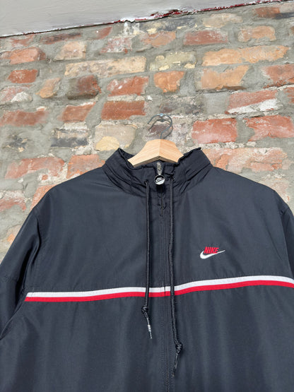 (L) 00s Nike Black Windbreaker