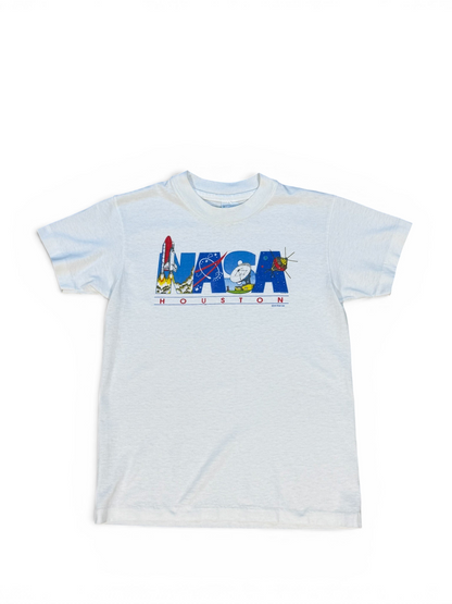 (Youth M) Vintage 1991 Youth NASA Houston T-Shirt