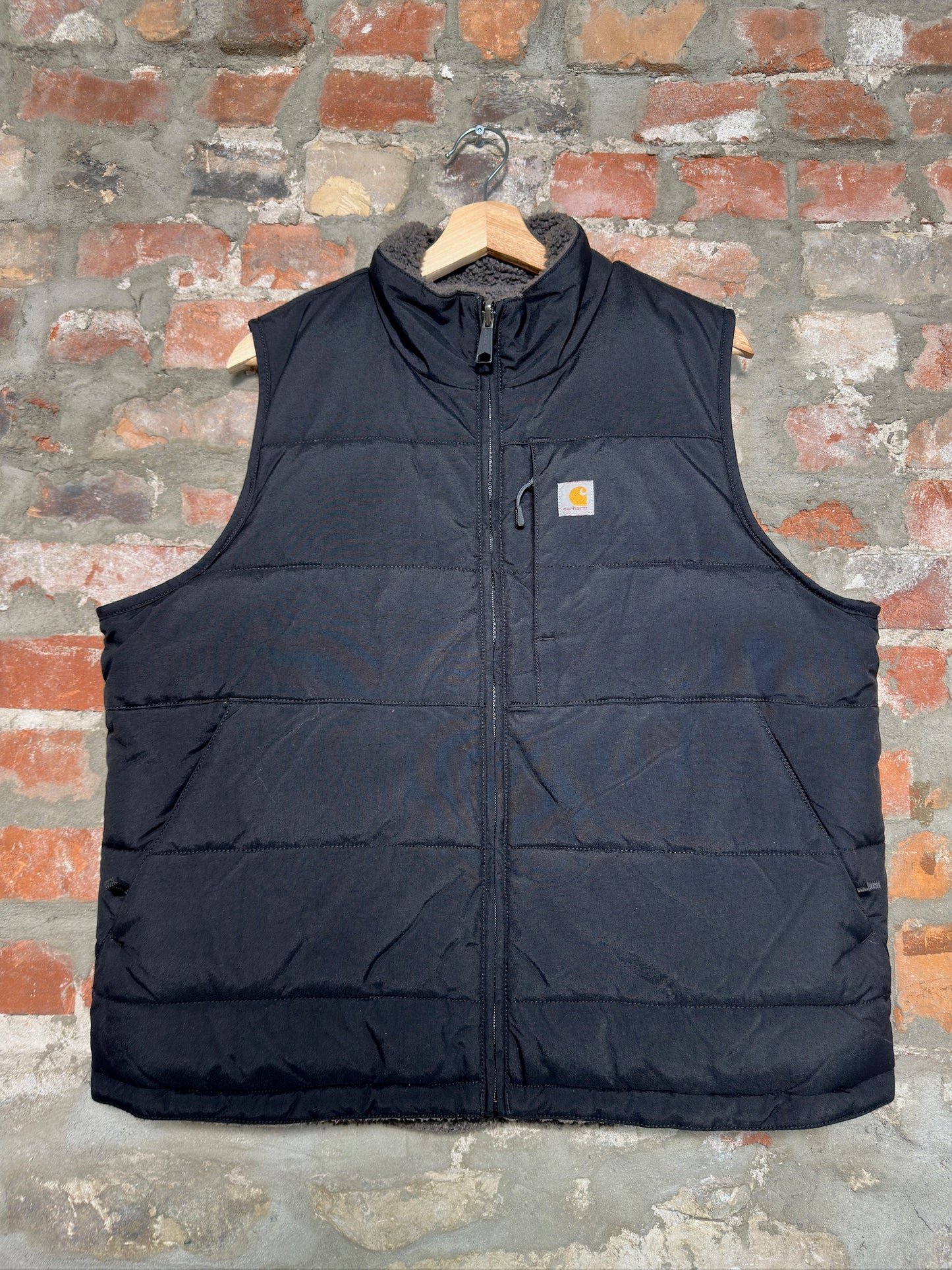 (M) 00s Carhartt Fleece Lined Vest