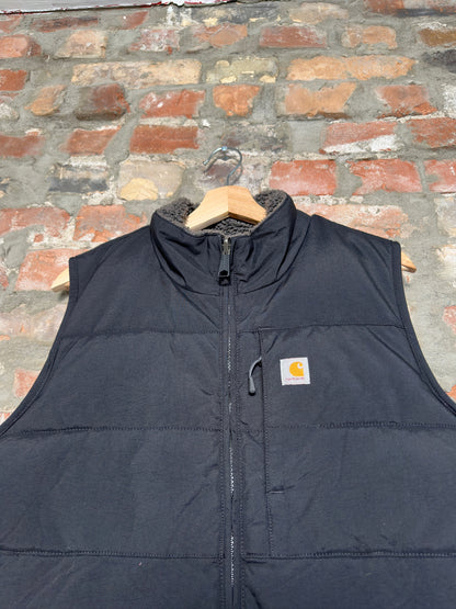 (M) 00s Carhartt Fleece Lined Vest