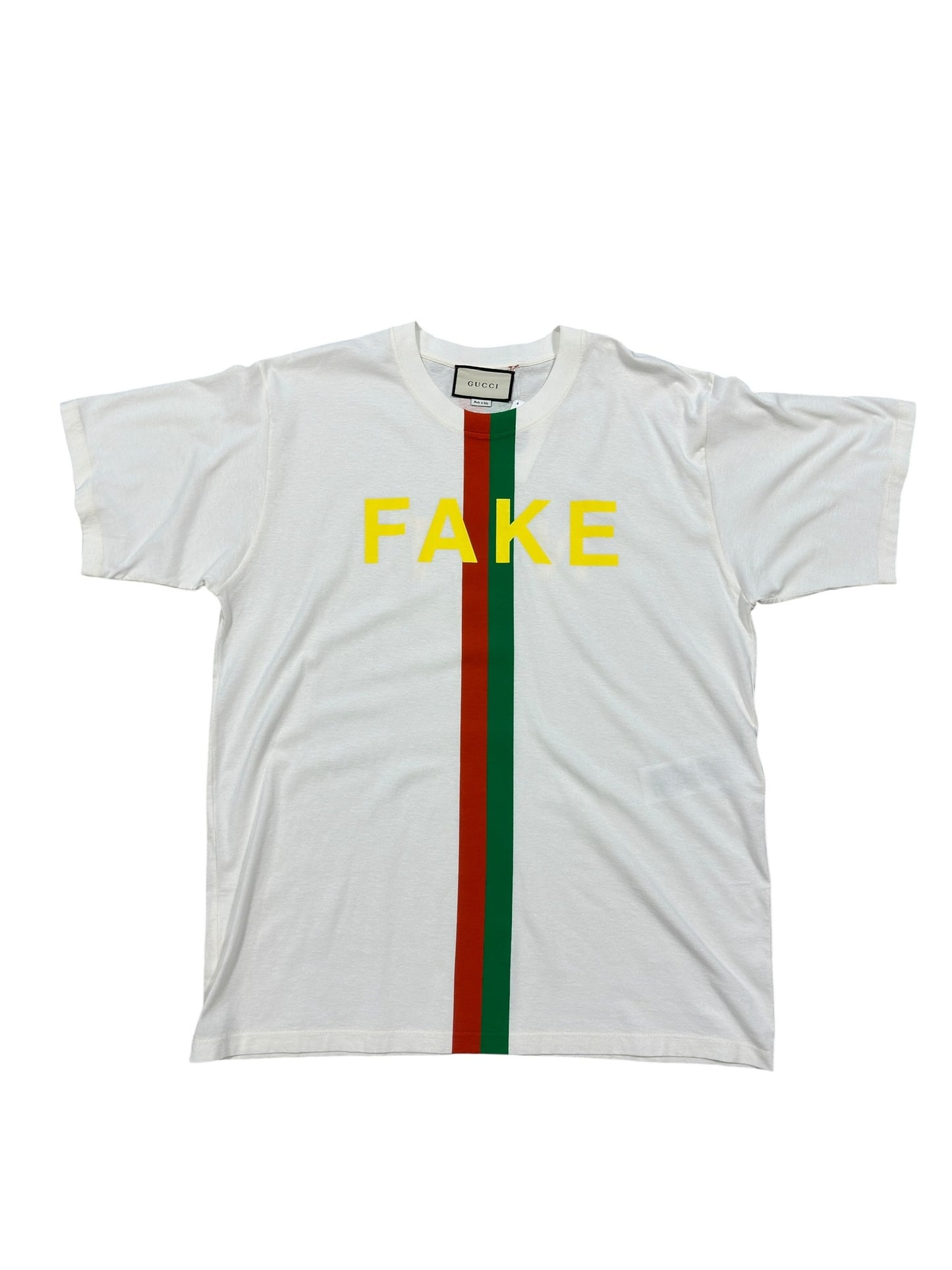 (L) Gucci Fake Not Oversized T-Shirt