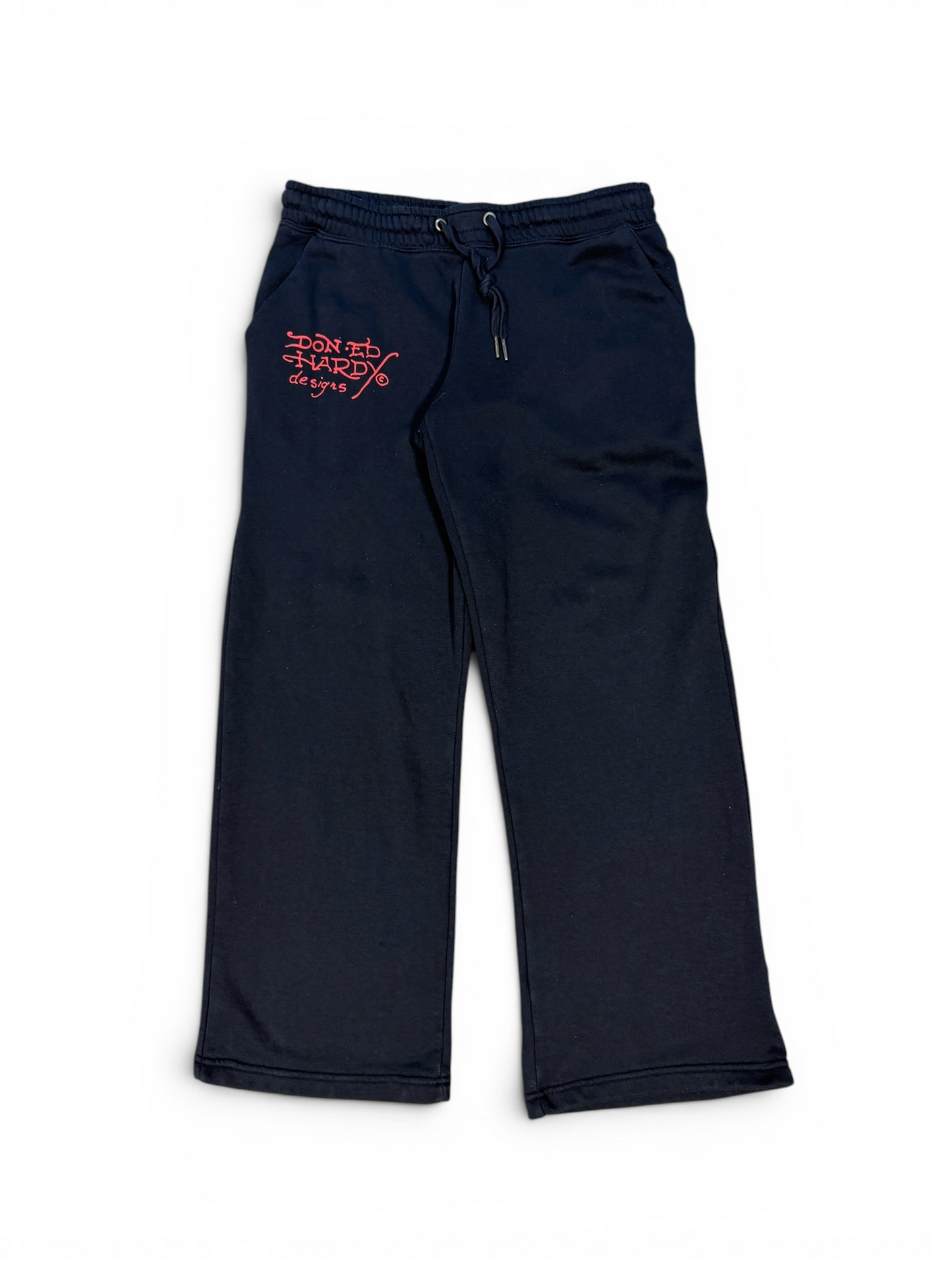 (L) Ed Hardy New York Wide Leg Sweatpants