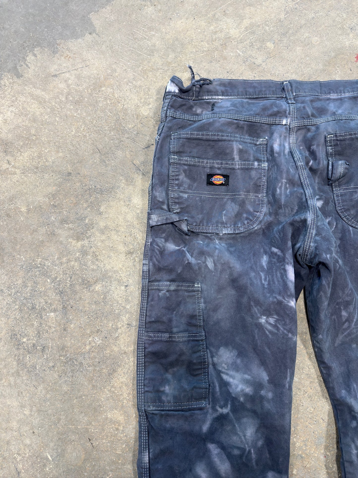(36 Waist) 00s Dickies Acid Washed Carpenter Pants