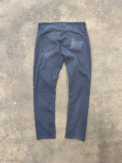 (33 Waist) 00s Oakley Grey Work Pants