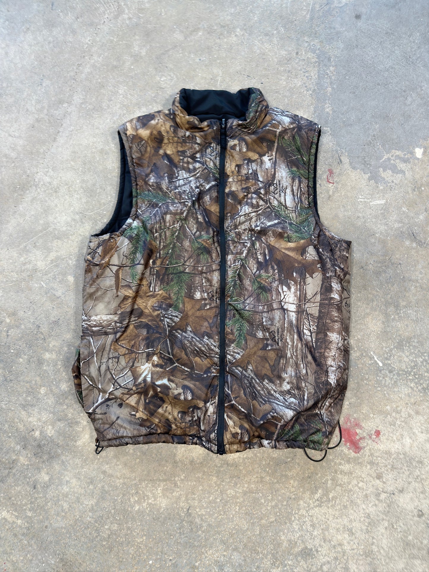 (L) Vtg Real Tree Camo Vest