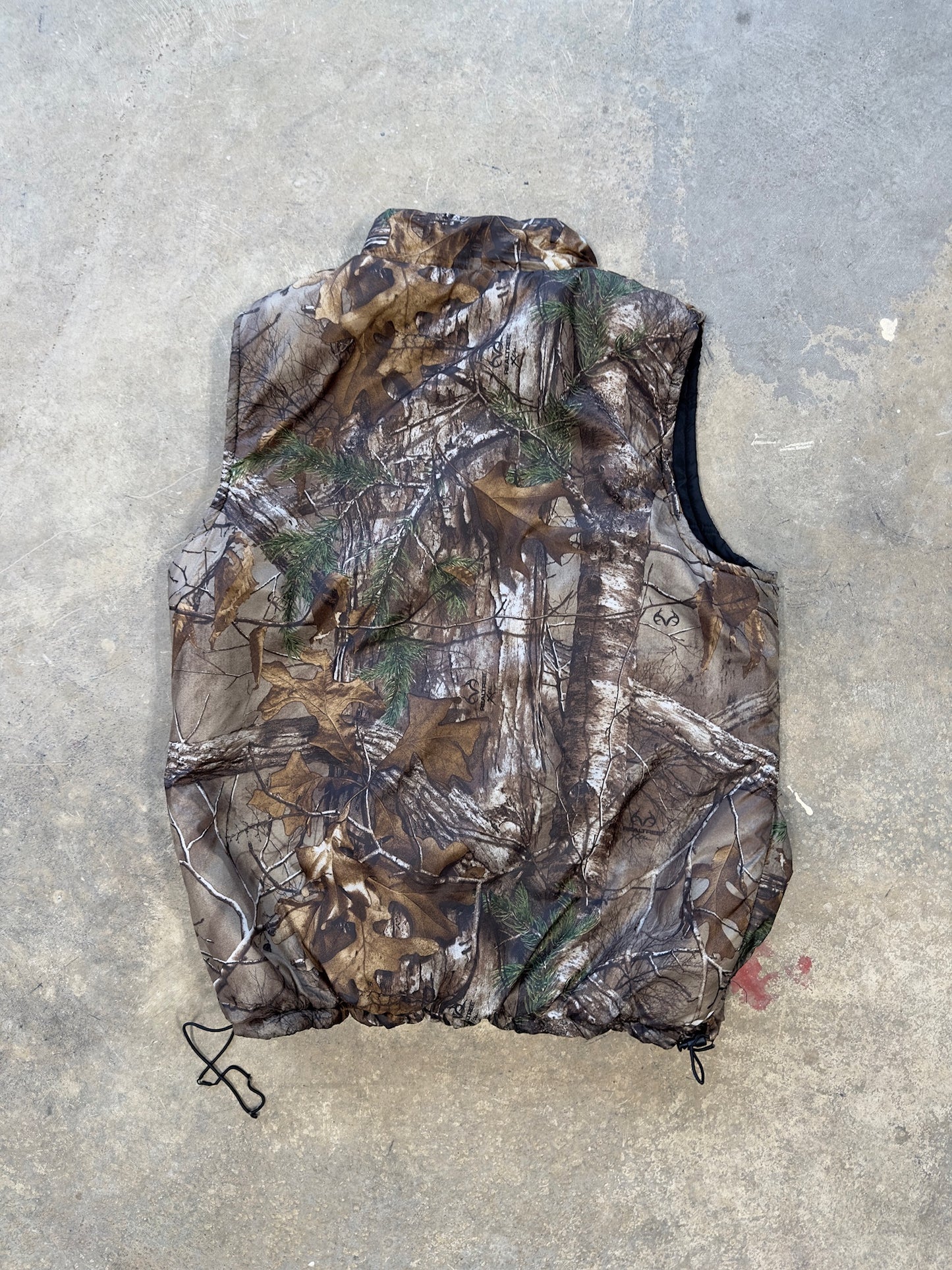 (L) Vtg Real Tree Camo Vest