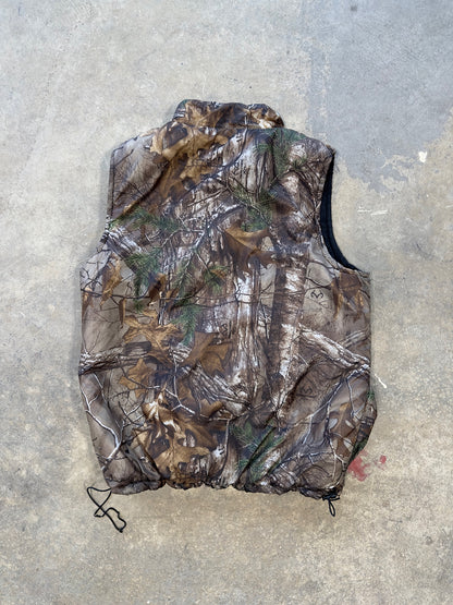 (L) Vtg Real Tree Camo Vest