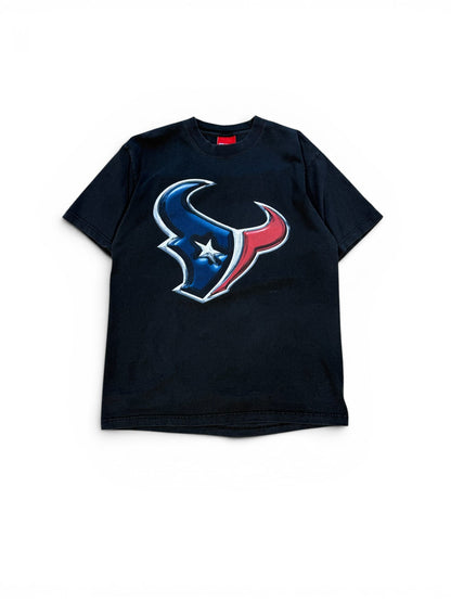 (M) Vintage 2000s Houston Texans Football Black T-Shirt