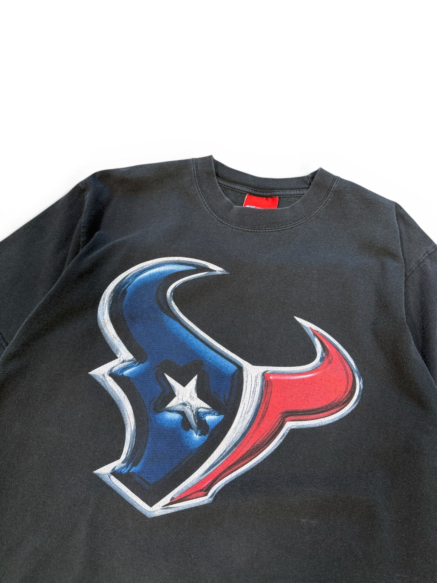 (M) Vintage 2000s Houston Texans Football Black T-Shirt