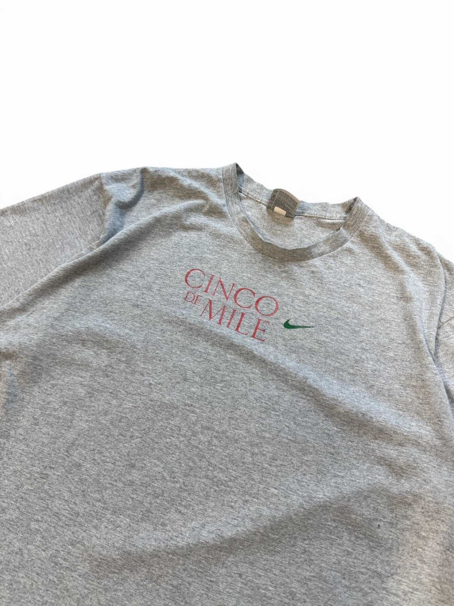 (L) 00s Nike Cinco De Mile Grey T-Shirt