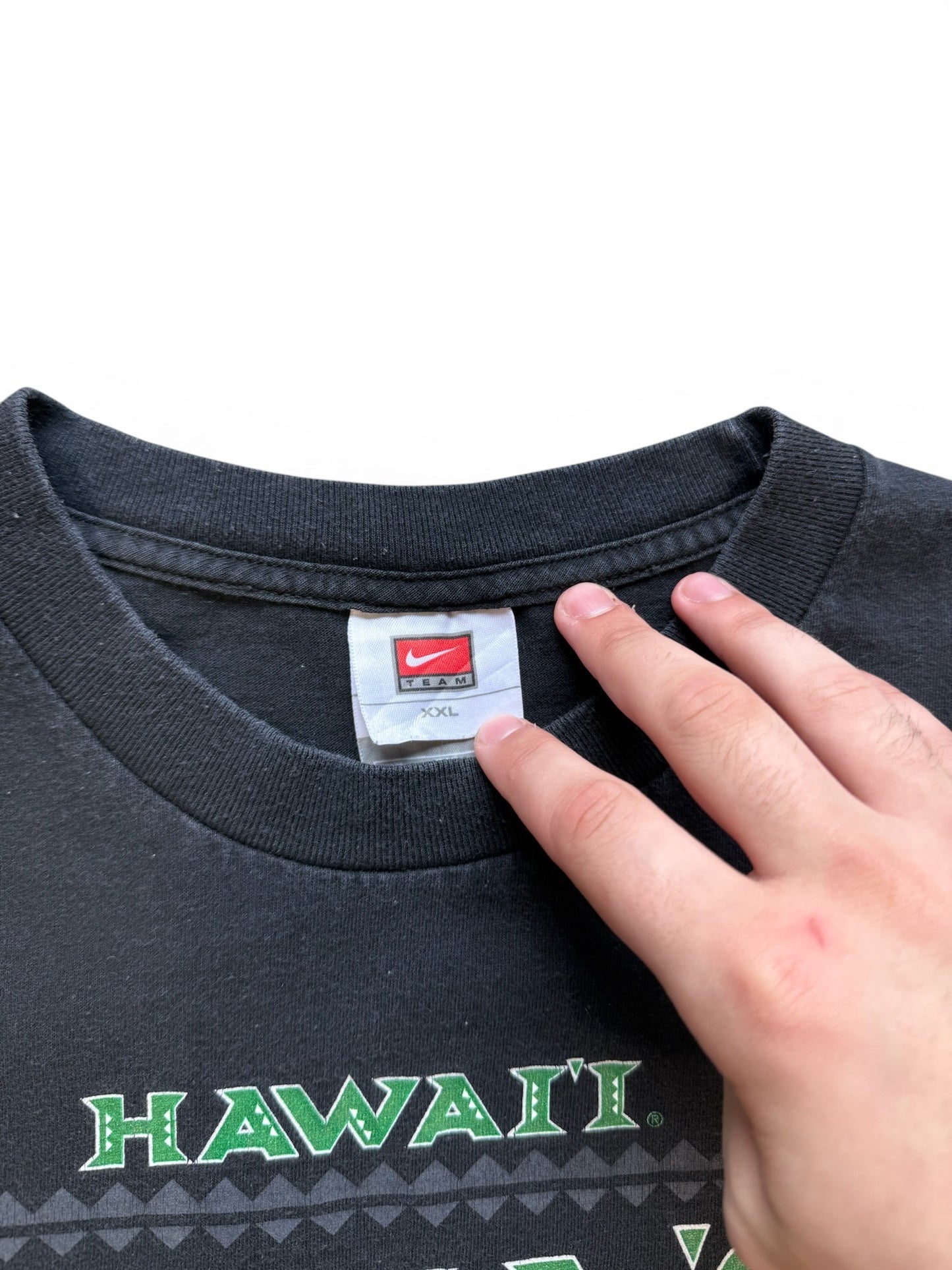 (XXL) 00s Nike Hawaii Black T-Shirt
