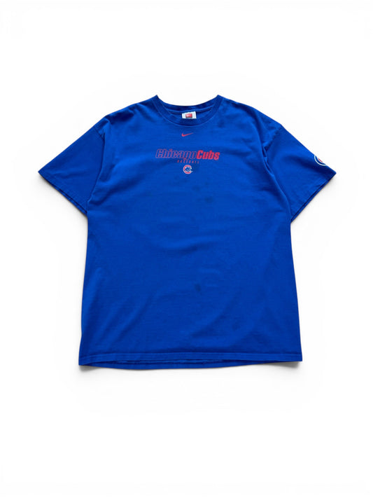 (XL) 2003 Chicago Cubs Baseball Blue t-Shirt