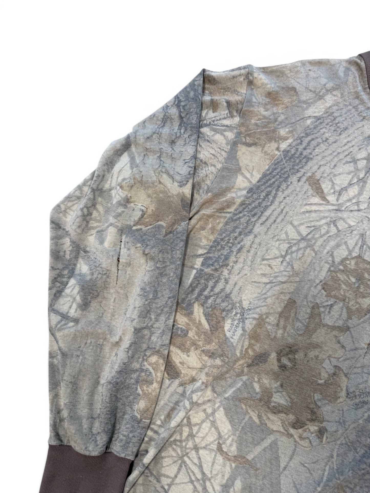 (L) Vtg Red Head Camo Longsleeve Shirt