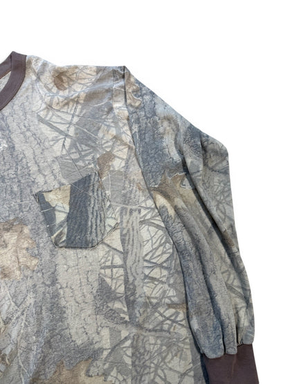 (L) Vtg Red Head Camo Longsleeve Shirt