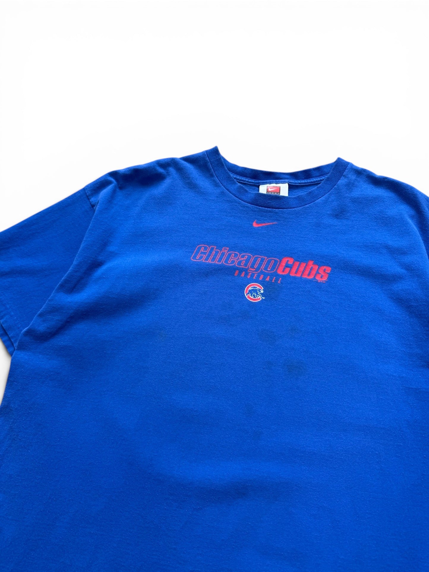 (XL) 2003 Chicago Cubs Baseball Blue t-Shirt