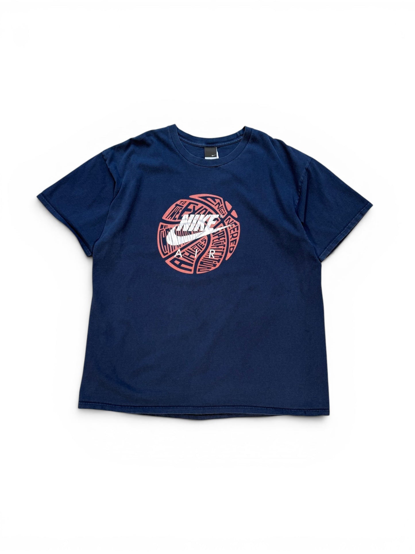 (XL) 00s Nike Air Basketball Navy T-Shirt