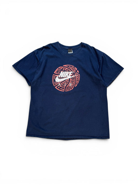 (XL) 00s Nike Air Basketball Navy T-Shirt
