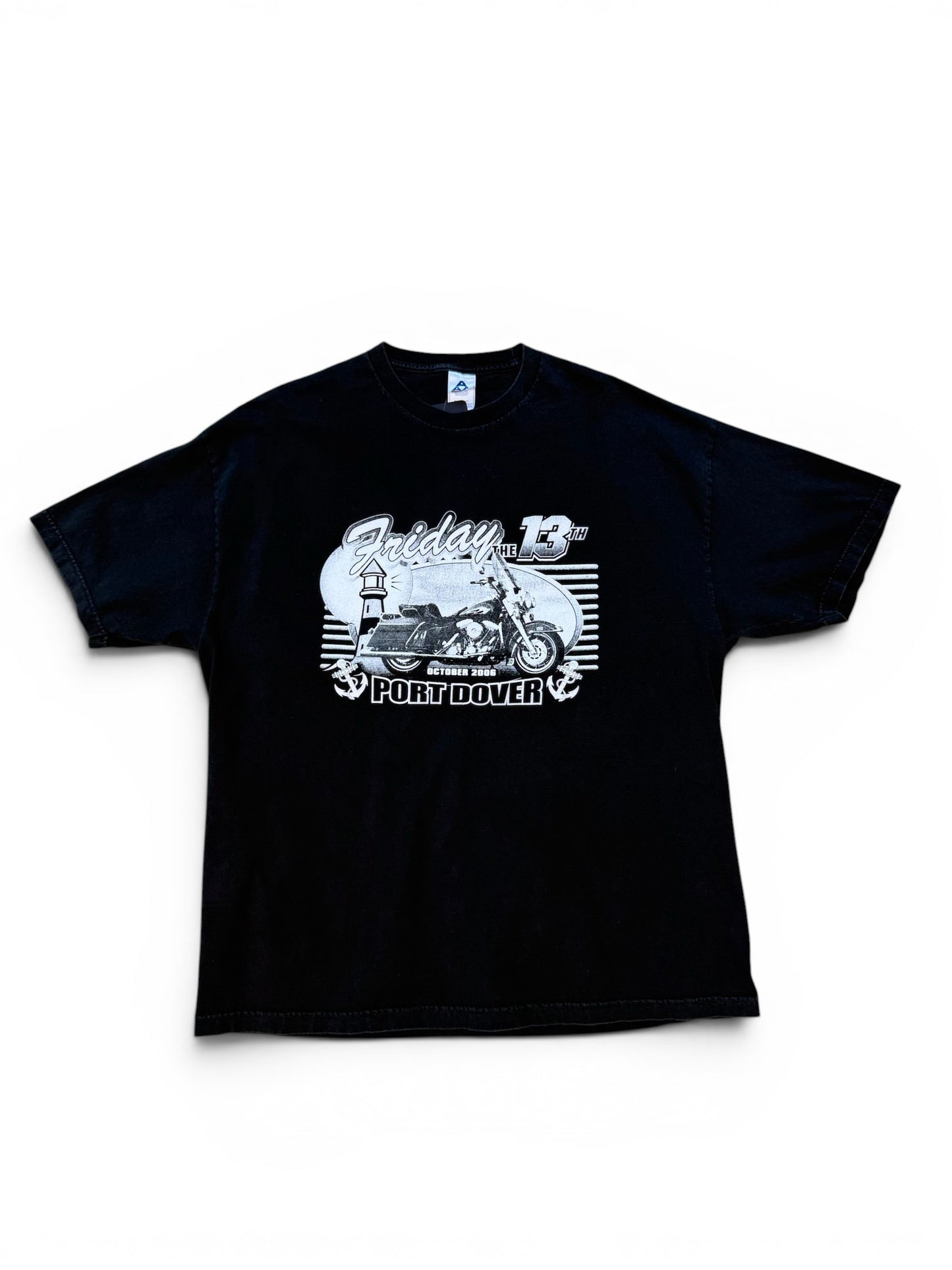 (XXL) 06" Biker Friday The 13th Port Dover T-Shirt