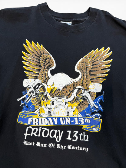 (XL) Vintage 1999 Friday 13th Last Ride Port Dover T-Shirt