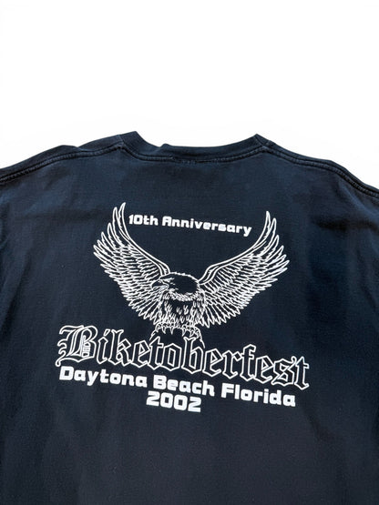 (L) Vintage 02" Biketoberfest Daytona Beach T-Shirt