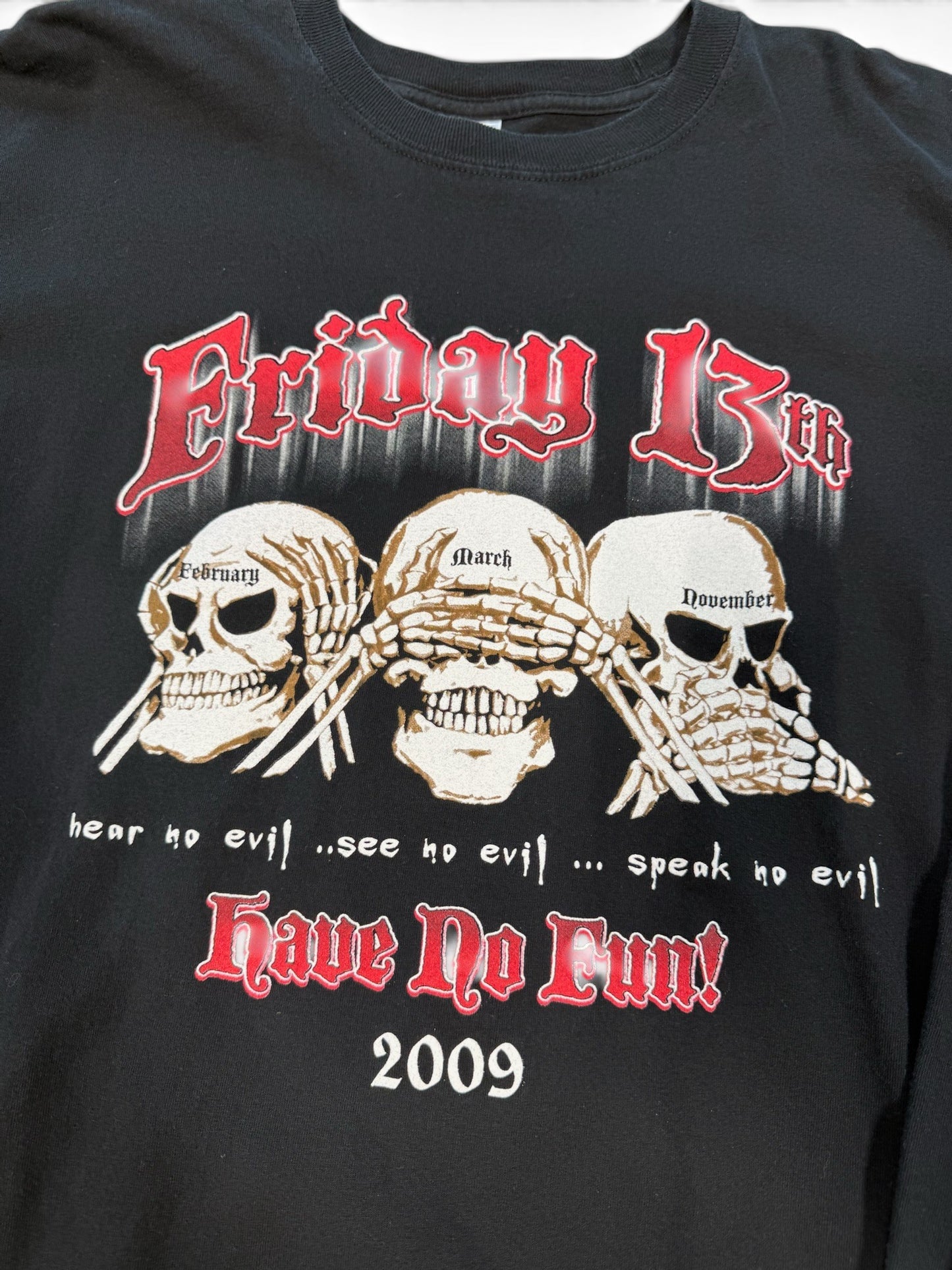 (XL) Vintage 2009 Biker Friday The 13th Longsleeve
