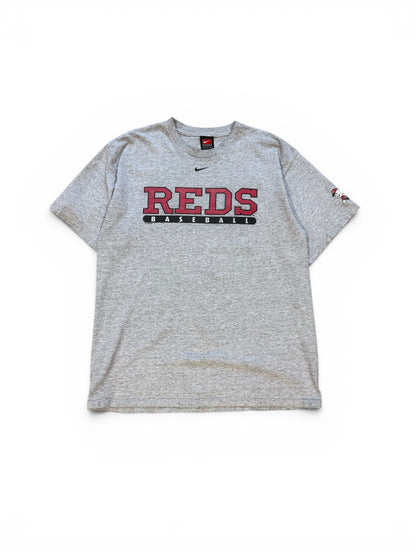 (M) 00s Nike Reds Baseball Grey T-Shirt