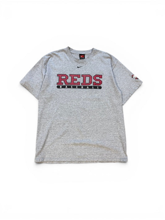 (M) 00s Nike Reds Baseball Grey T-Shirt
