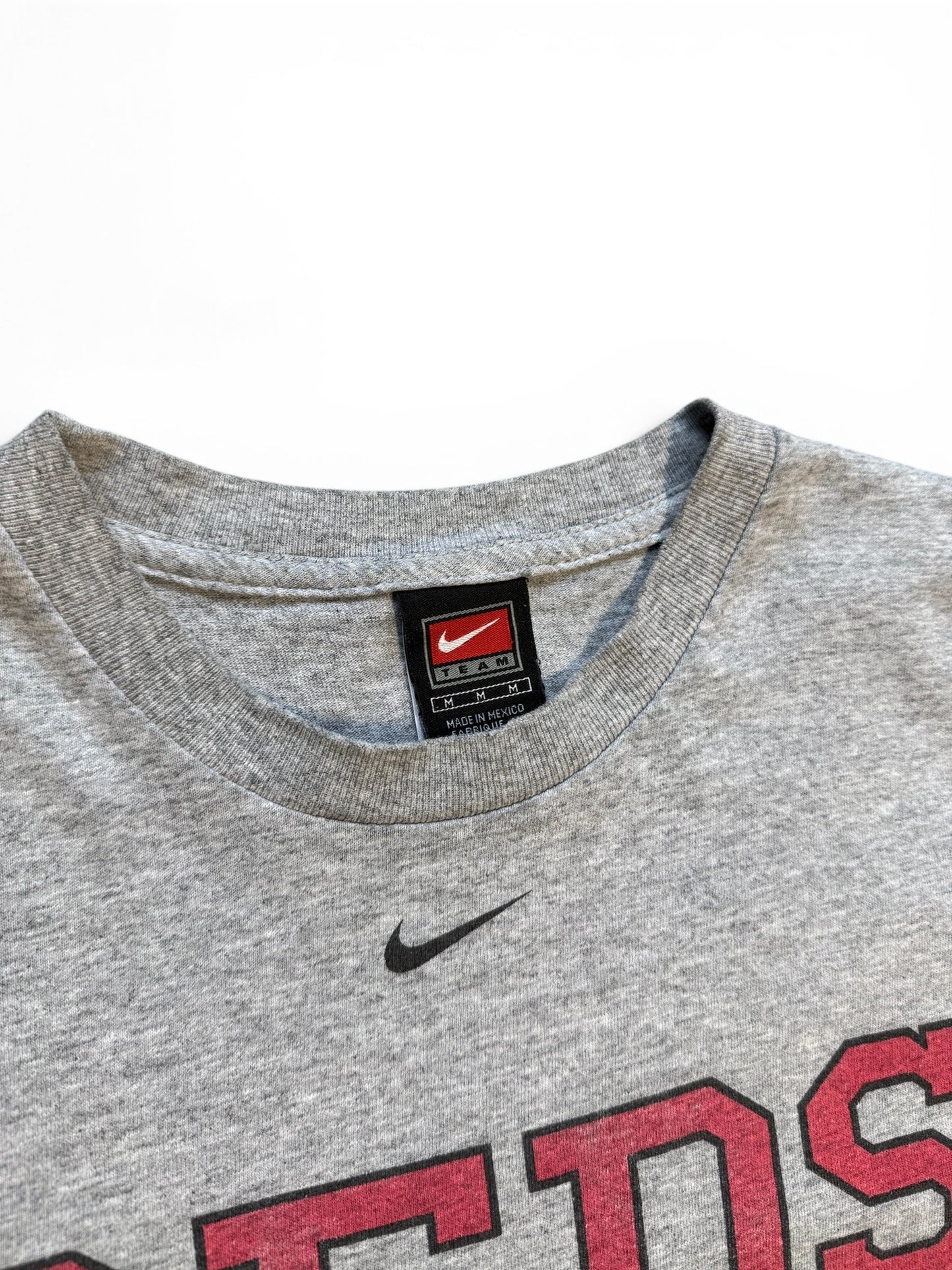 (M) 00s Nike Reds Baseball Grey T-Shirt